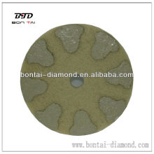 Diamond tool 6" diamond sponge polishing pads for floor